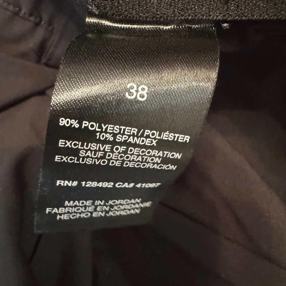 Jordan Performance Golf Shorts Mens 38 Black Stretch Athletic RN 128492